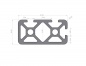 Preview: Aluminum profile 20x40 groove 5 I-type 3N90